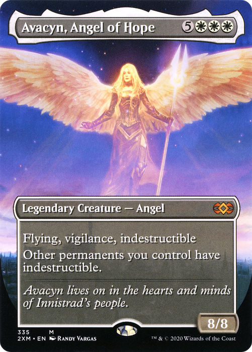 Avacyn, Angel of Hope (Borderless) [2XM-335] Foil - Double Masters