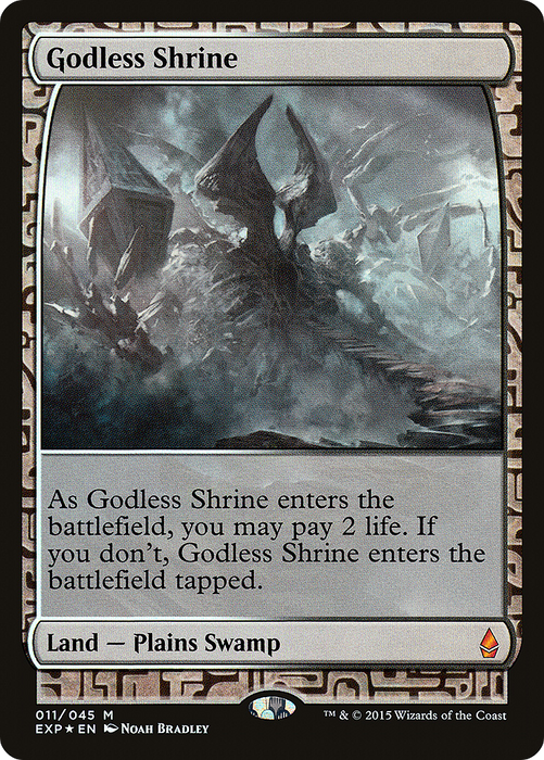 Godless Shrine [EXP-011] Foil - Zendikar Expeditions