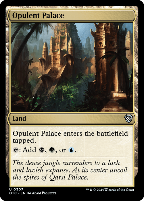 Opulent Palace [OTC-307] - Outlaws of Thunder Junction Commander