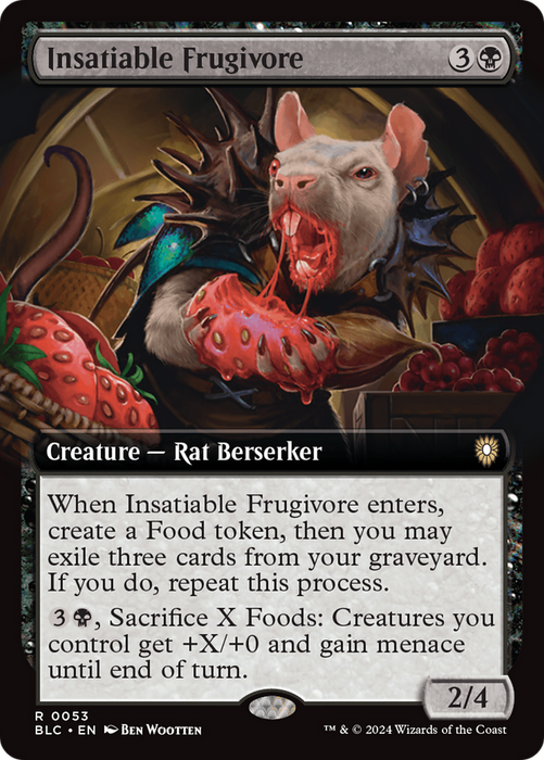 Insatiable Frugivore [BLC-053] - Bloomburrow Commander