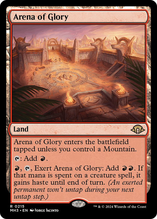 Arena of Glory [MH3-215] Foil - Modern Horizons 3
