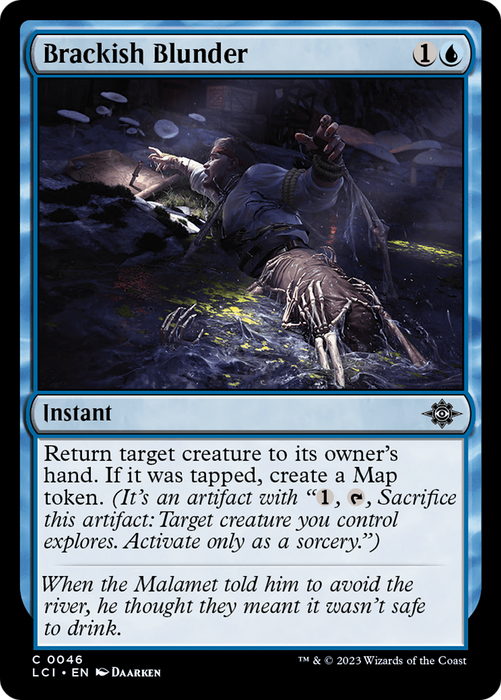 Brackish Blunder [LCI-046] Foil - The Lost Caverns of Ixalan