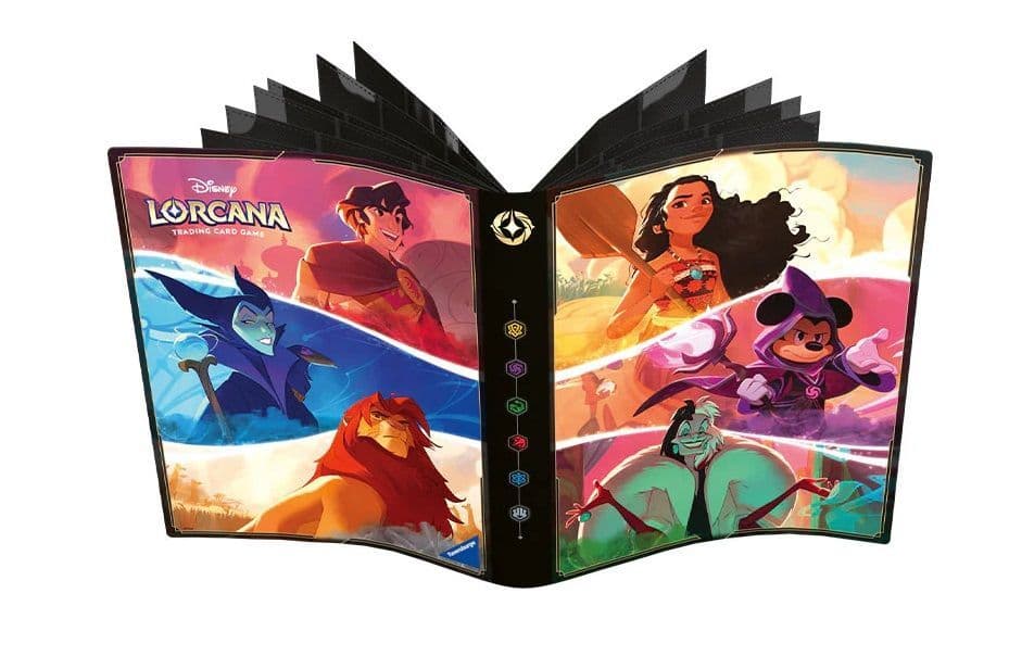 Disney Lorcana Shimmering Skies Lore Book 9 pocket Portfolio Binder - Character