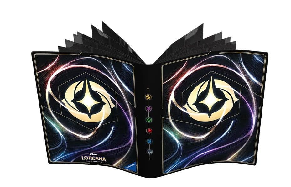 Disney Lorcana Shimmering Skies Lore Book 9 pocket Portfolio Binder - Logo