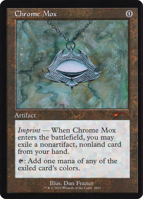 Chrome Mox [SLC-2003] - Secret Lair 30th Anniversary Countdown Kit