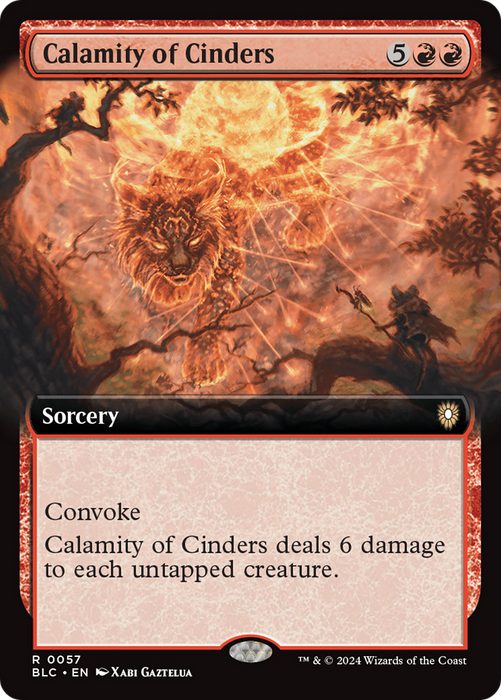 Calamity of Cinders [BLC-057] - Bloomburrow Commander