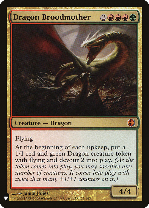 Dragon Broodmother [PLST-ARB-53] - The List