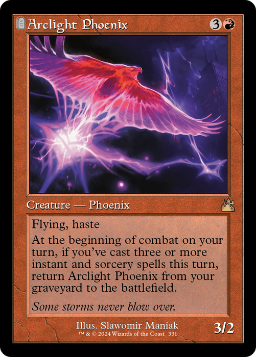 Arclight Phoenix (tombstone) [RVR-331] Foil - Ravnica Remastered