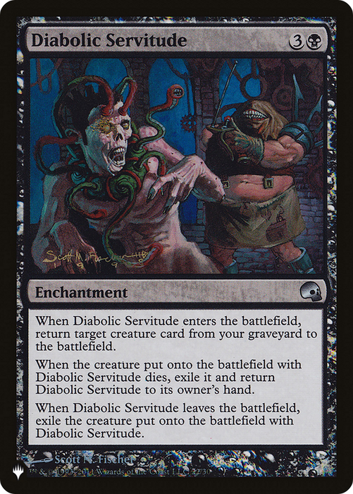 Diabolic Servitude [PLST-PD3-22] - The List