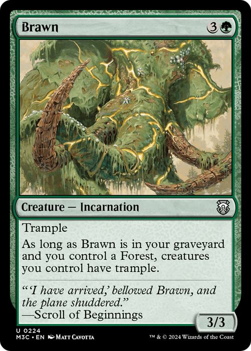 Brawn [M3C-224] - Modern Horizons 3 Commander