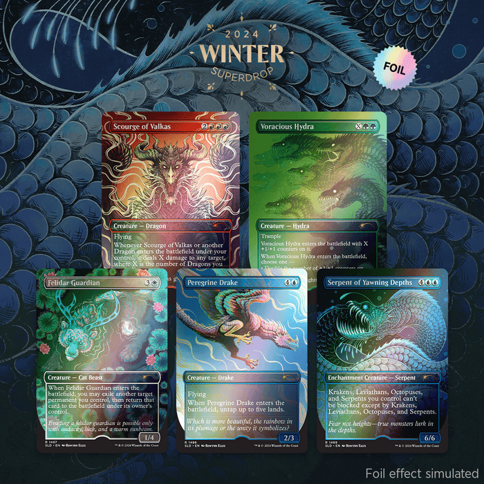 Secret Lair Drop Series - The Beauty Of The Beasts Rainbow Foil Edition