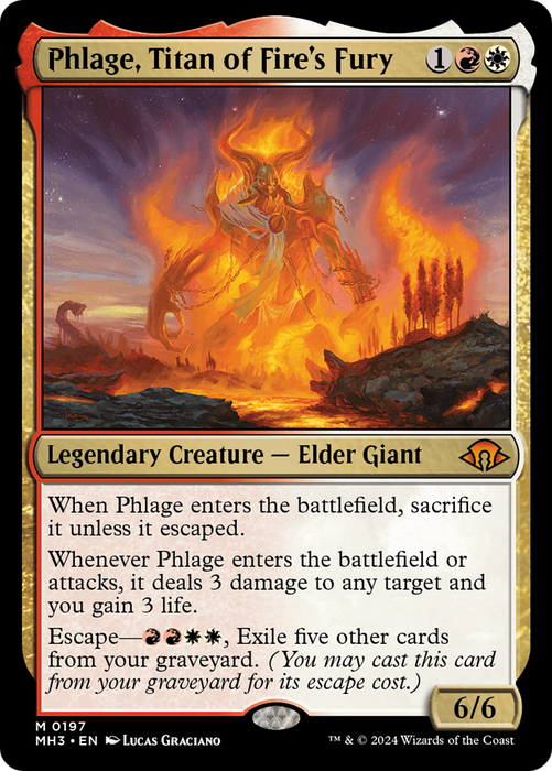 Phlage, Titan of Fire's Fury [MH3-197] - Modern Horizons 3