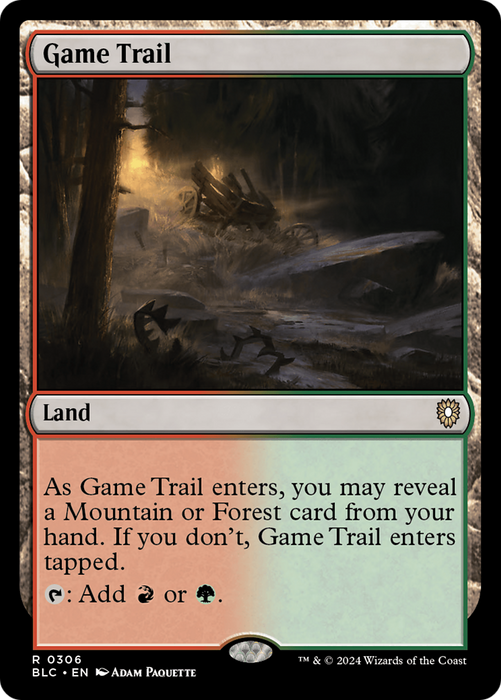 Game Trail [BLC-306] - Bloomburrow Commander