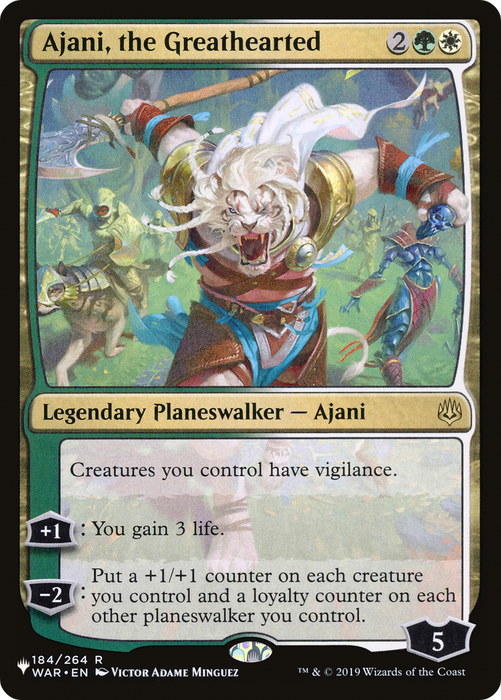 Ajani, the Greathearted [PLST-WAR-184] - The List