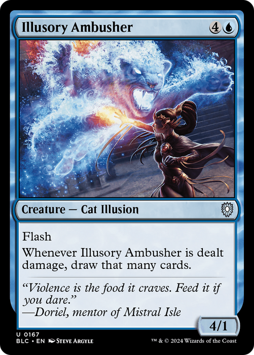 Illusory Ambusher [BLC-167] - Bloomburrow Commander