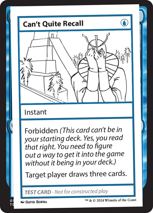 Can't Quite Recall [MB2-999-CQR] - Mystery Booster 2