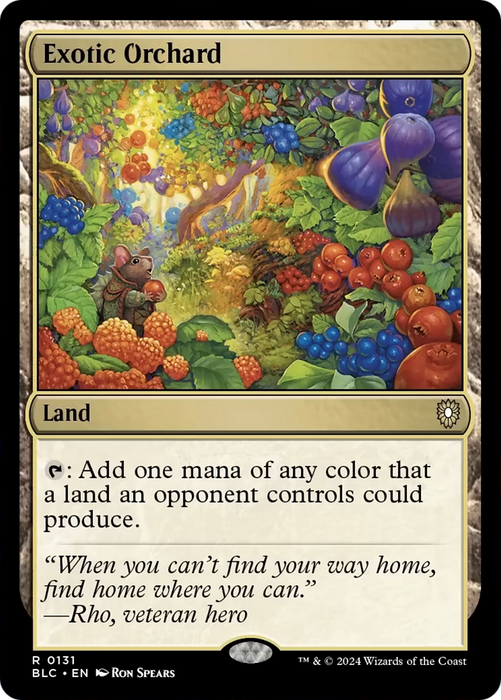 Exotic Orchard [BLC-131] Foil - Bloomburrow Commander