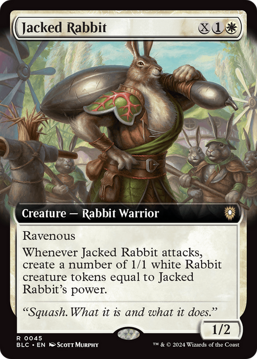 Jacked Rabbit [BLC-045] Foil - Bloomburrow Commander