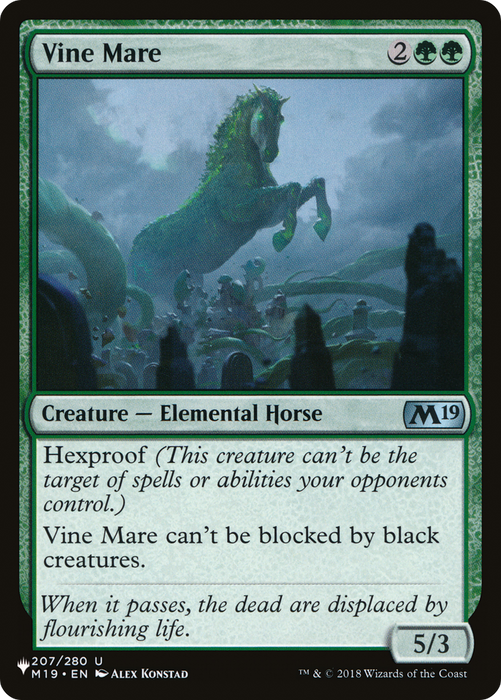 Vine Mare [PLST-M19-207] - The List