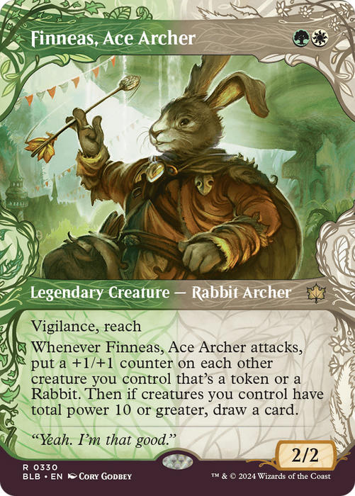 Finneas, Ace Archer (Showcase) [BLB-330] Foil - Bloomburrow