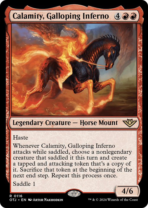 Calamity, Galloping Inferno [OTJ-116] Foil - Outlaws of Thunder Junction