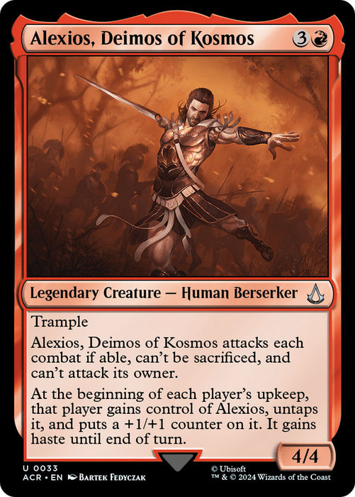 Alexios, Deimos of Kosmos [ACR-033] Foil - Assassin's Creed