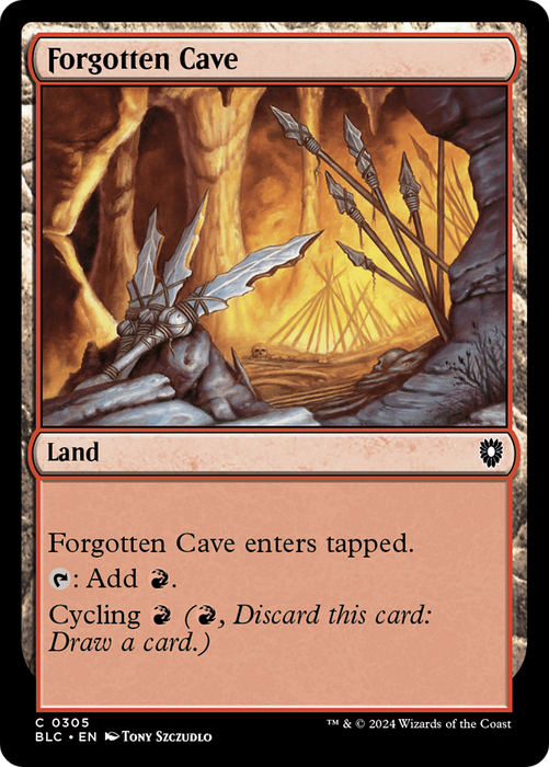 Forgotten Cave [BLC-305] - Bloomburrow Commander