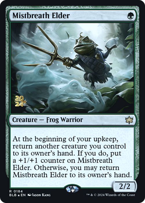 Mistbreath Elder [PBLB-184S] Foil - Bloomburrow Promos