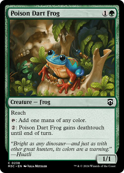 Poison Dart Frog [M3C-238] Foil - Modern Horizons 3 Commander