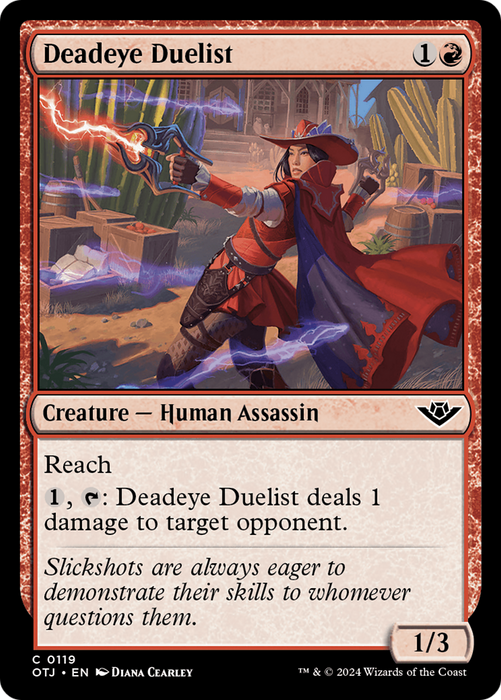 Deadeye Duelist [OTJ-119] - Outlaws of Thunder Junction