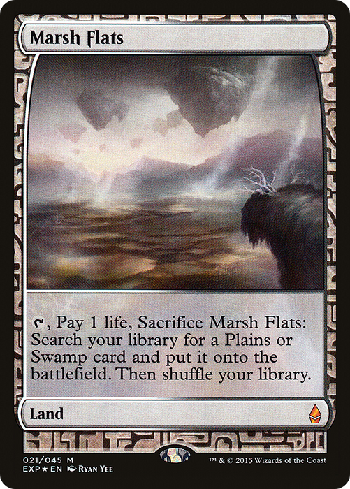 Marsh Flats [EXP-021] Foil - Zendikar Expeditions