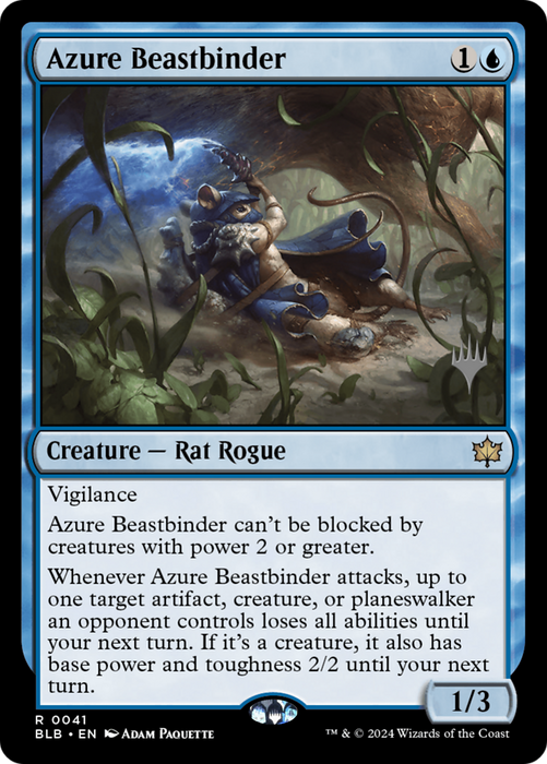 Azure Beastbinder [PBLB-41P] - Bloomburrow Promos