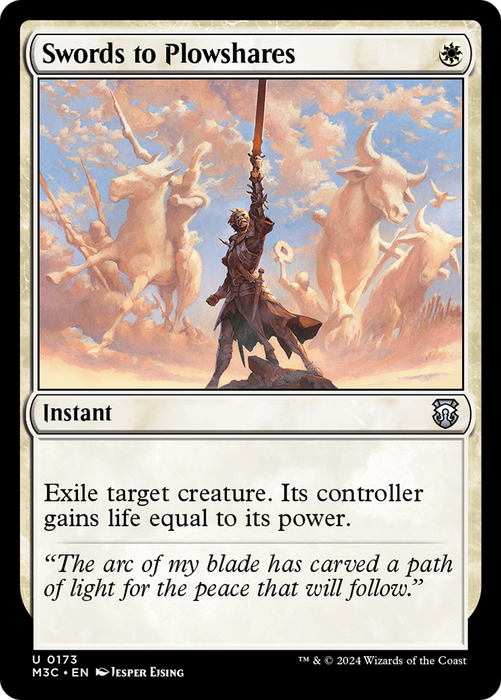 Swords to Plowshares [M3C-173] Foil - Modern Horizons 3 Commander