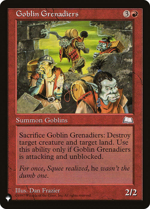 Goblin Grenadiers [PLST-WTH-104] - The List