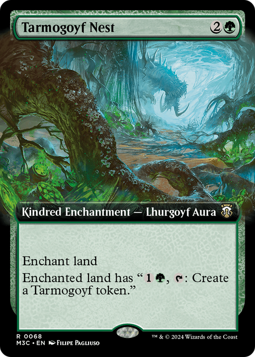 Tarmogoyf Nest (Extended Art) [M3C-068] Foil - Modern Horizons 3 Commander