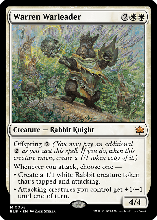 Warren Warleader [BLB-038] Foil - Bloomburrow