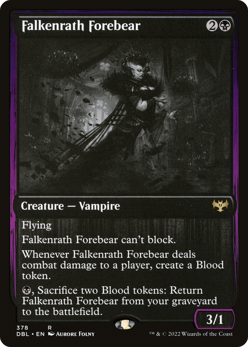 Falkenrath Forebear [DBL-378] - Innistrad: Double Feature