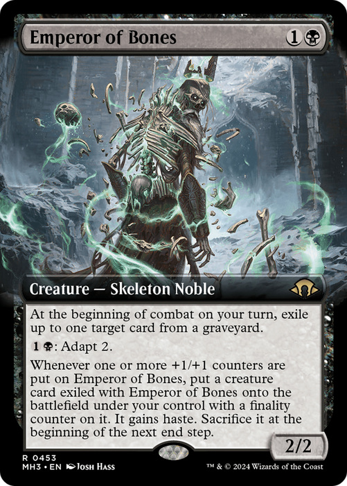 Emperor of Bones (Extended Art) [MH3-453] Foil - Modern Horizons 3