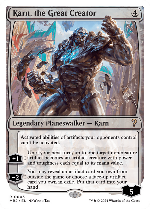 Karn, the Great Creator [MB2-003] - Mystery Booster 2