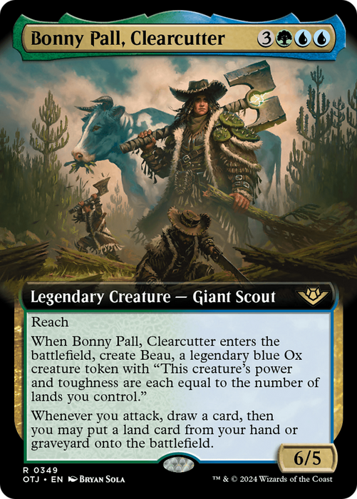 Bonny Pall, Clearcutter (Extended Art) [OTJ-349] Foil - Outlaws of Thunder Junction