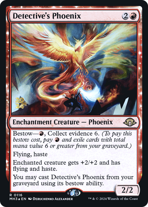 Detective's Phoenix [PMH3-116S] Foil - Modern Horizons 3 Promos