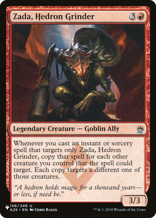 Zada, Hedron Grinder [PLST-A25-156] - The List