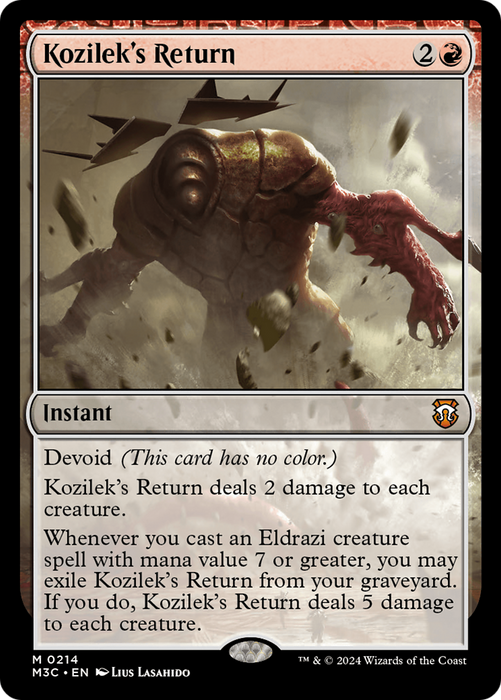 Kozilek's Return [M3C-214] - Modern Horizons 3 Commander