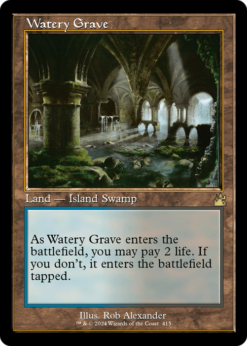 Watery Grave [RVR-415] Foil - Ravnica Remastered