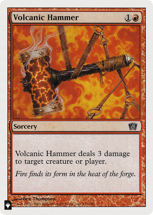 Volcanic Hammer [PLST-8ED-231] - The List