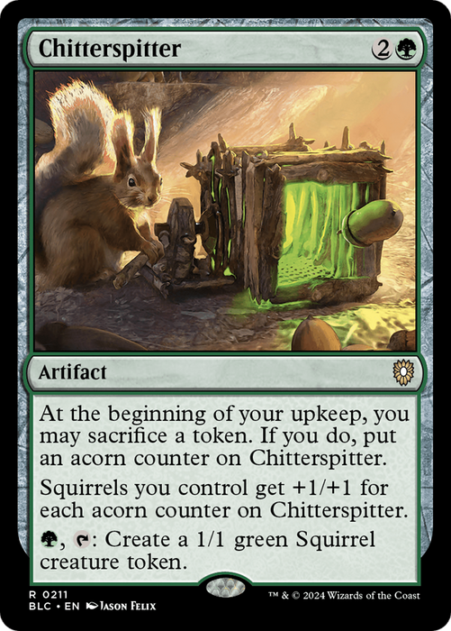 Chitterspitter [BLC-211] - Bloomburrow Commander