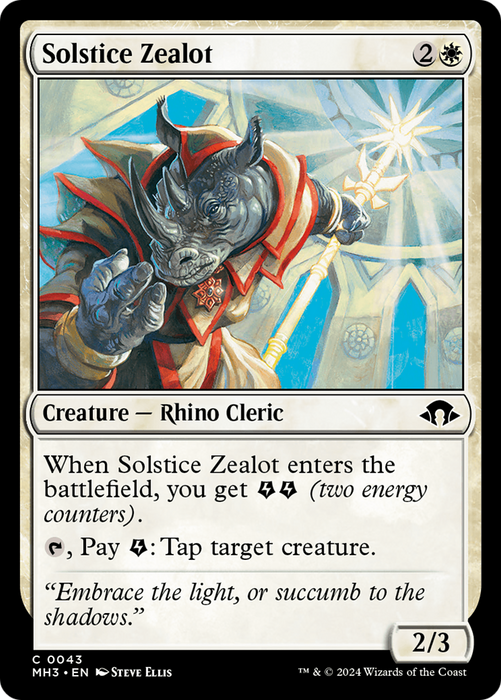 Solstice Zealot [MH3-043] Foil - Modern Horizons 3