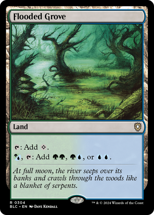 Flooded Grove [BLC-304] - Bloomburrow Commander