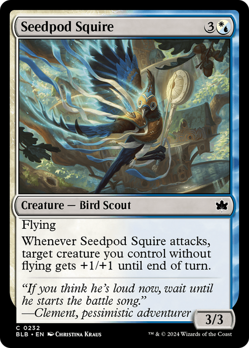 Seedpod Squire [BLB-232] Foil - Bloomburrow