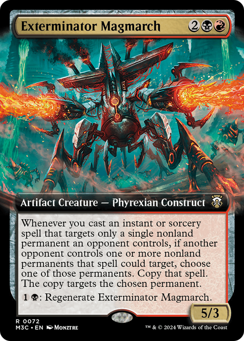 Exterminator Magmarch (Extended Art) [M3C-072] - Modern Horizons 3 Commander